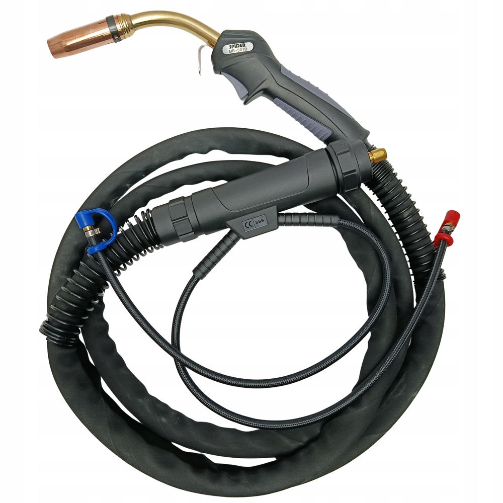 Uchwyt spawalniczy Mig Mag Mb 501 3m przewód kabel migomat Wodny