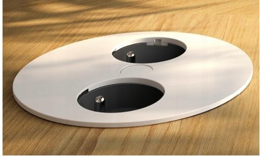 Levně Bachmann Twist 2 Zásuvka na pracovní desku Bílá