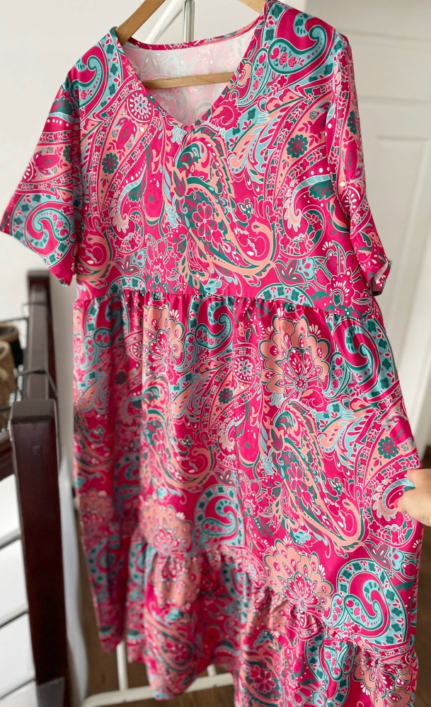 Krásná šaty maxi Plus Size vel 52/54