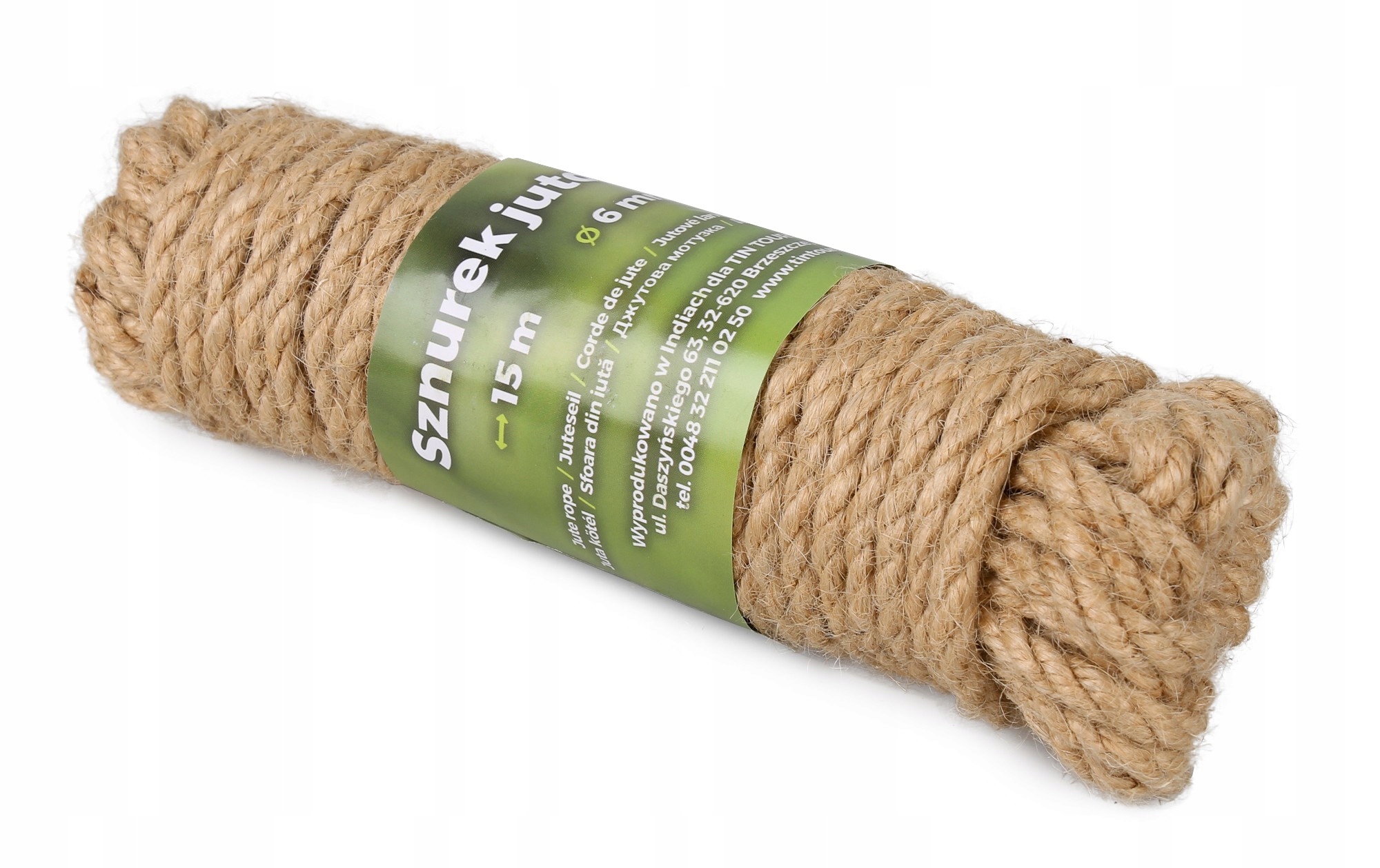 

Sznurek Jutowy 6 mm x 15 m