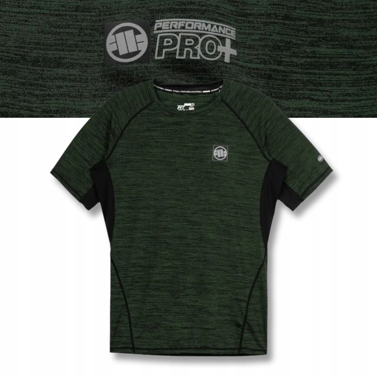 Męski Rashguard Pitbull Koszulka Treningowa Performance Pro plus New Logo