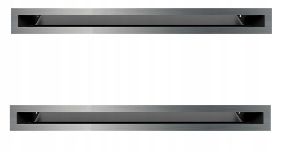 Krbová mřížka Luft 60x600 45s broušená 6x60 nerez sada 2ks