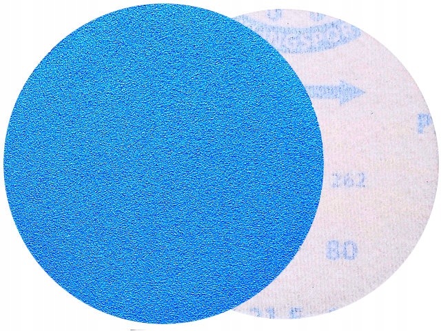 KRĄŻEK KRĄŻKI PAPIER ŚCIERNY NA RZEP DO METAL INOX PS21 KLINGSPOR 125 P 80