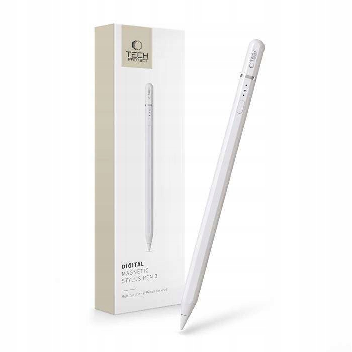 Tech-protect Digital Magnetic Rysik Stylus Pen ”3” Ipad White