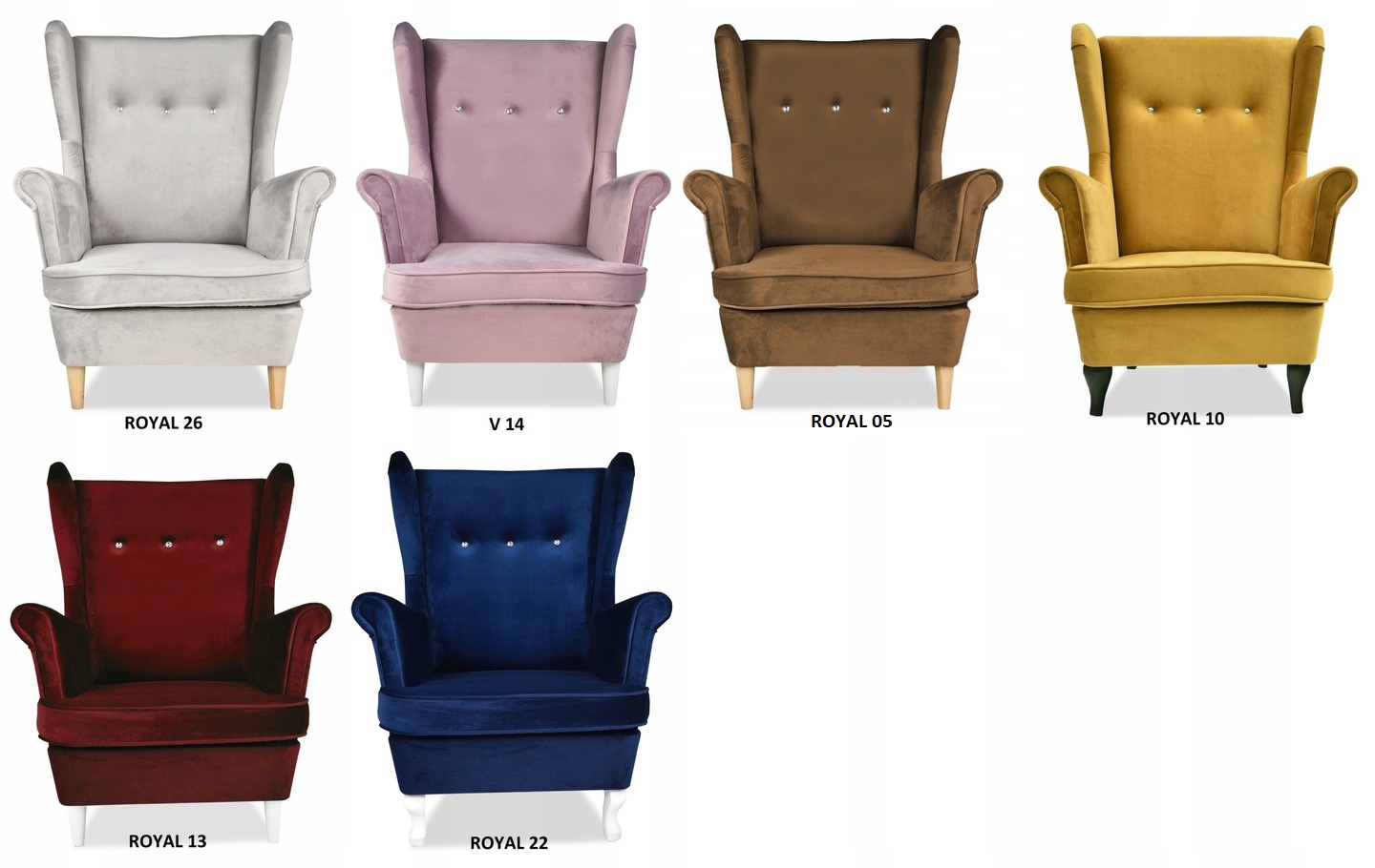 Fotel Uszak z podnóżkiem ŻÓŁTY KANARKOWY do szkoły Kolor korpusu orzech ciemny