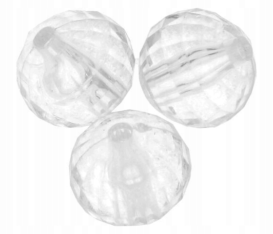 Koraliki Akrylowe Kryształki Crystal 10mm 30szt
