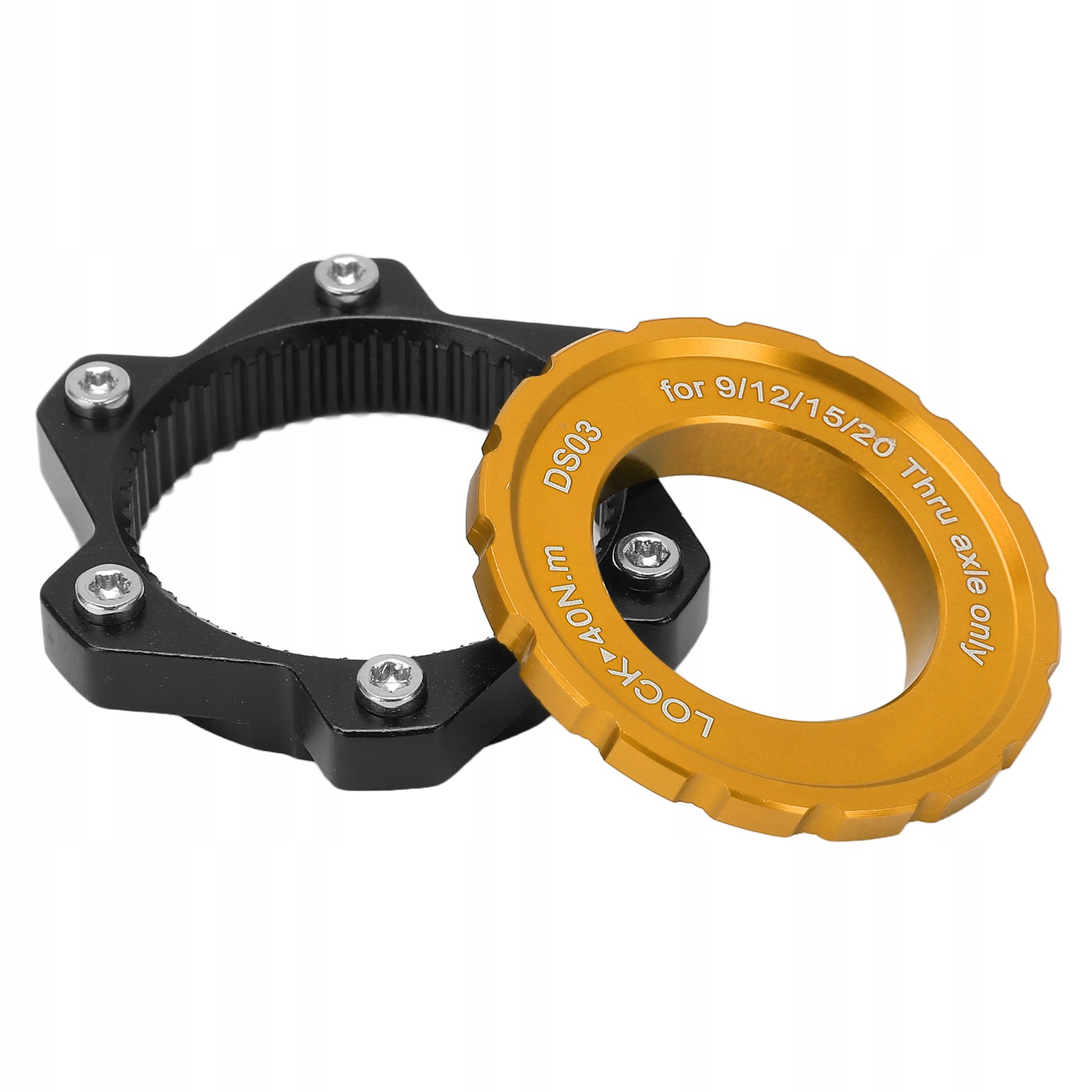 Adapter do tarcz center lock 6 śrubowego mocowania Bcd 44 mm zoty