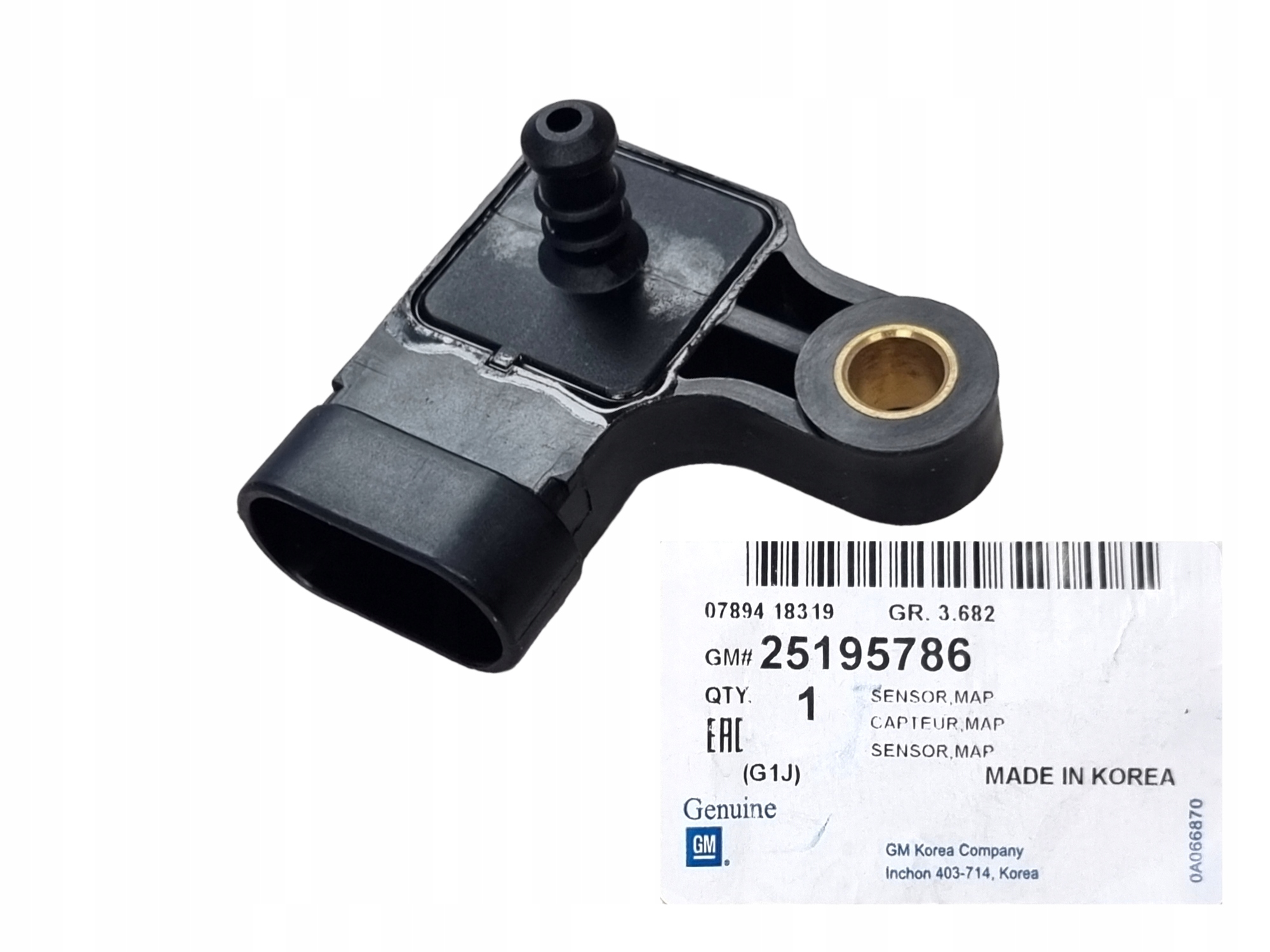 25195786 - LACETTI CRUZE REZZO TACUMA ДАТЧИК MAP ОРИГІНАЛ GM