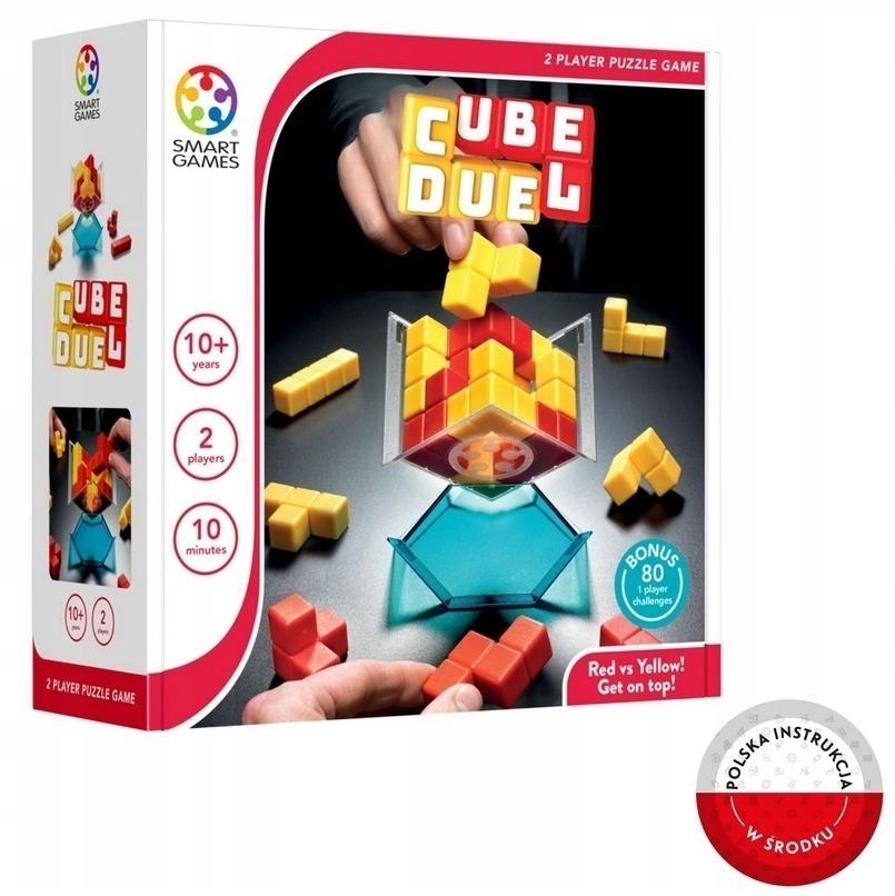 Gry Edukacyjne Logiczna Gra Dla Dziewięciolatka Smart Games Cube Duel (eng)