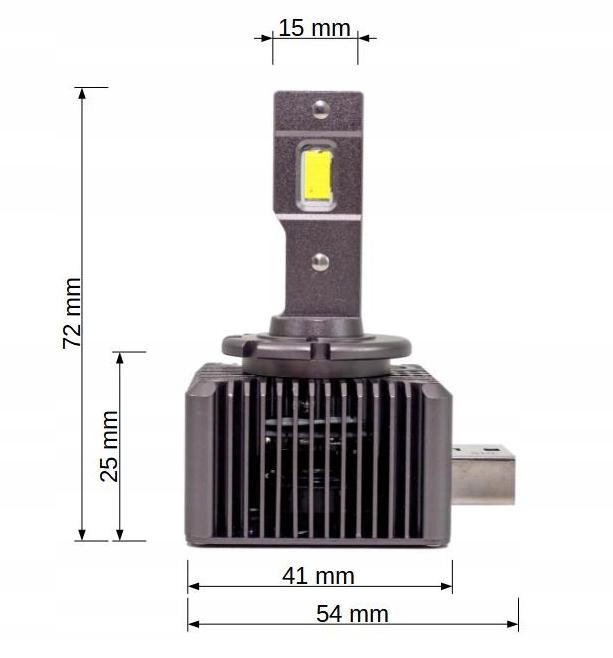 Żarniki LED D1S CANBUS 2x35W 9000LM CSP HP Typ żarówki D1S