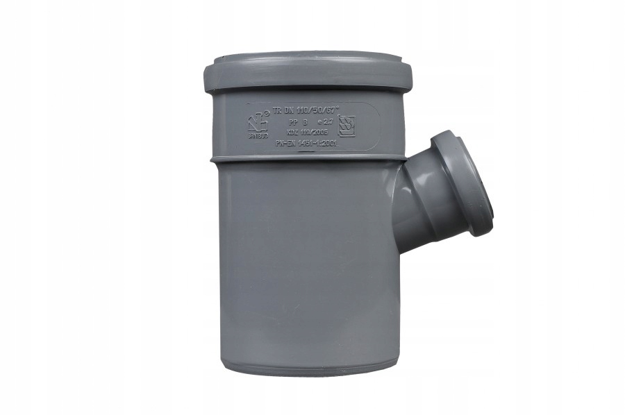 TRÓJNIK KANALIZACYJNY PP 110/50/67 Rury PCV