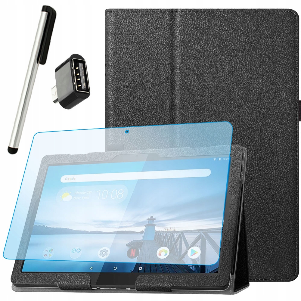ETUI MAGNETYCZNE POKROWIEC CASE STAND COVER DO LENOVO TAB M10 + GRATISY