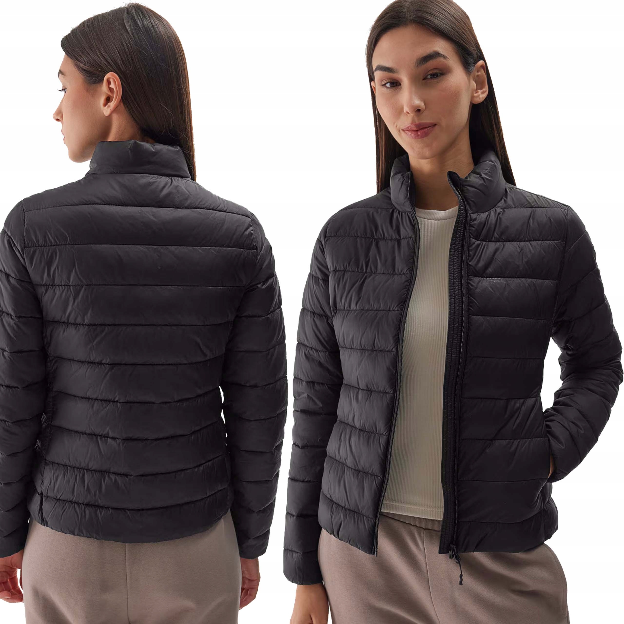 Dámská jarní bunda 4F s prošívaným péřovým přechodem, sportovní, F001-20S-L