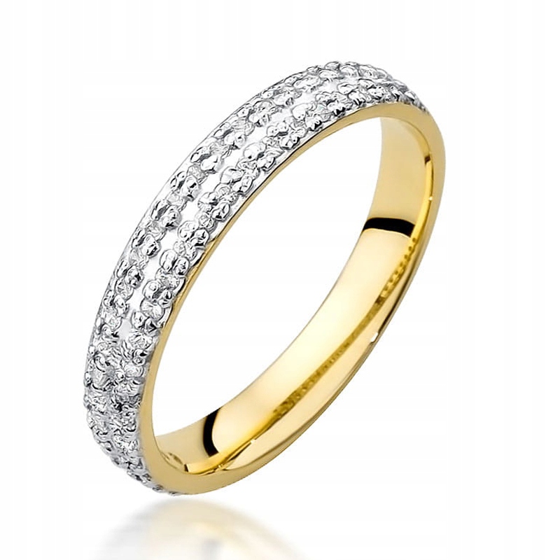 

Pierścionek Złoty Z Brylantami 0,23ct