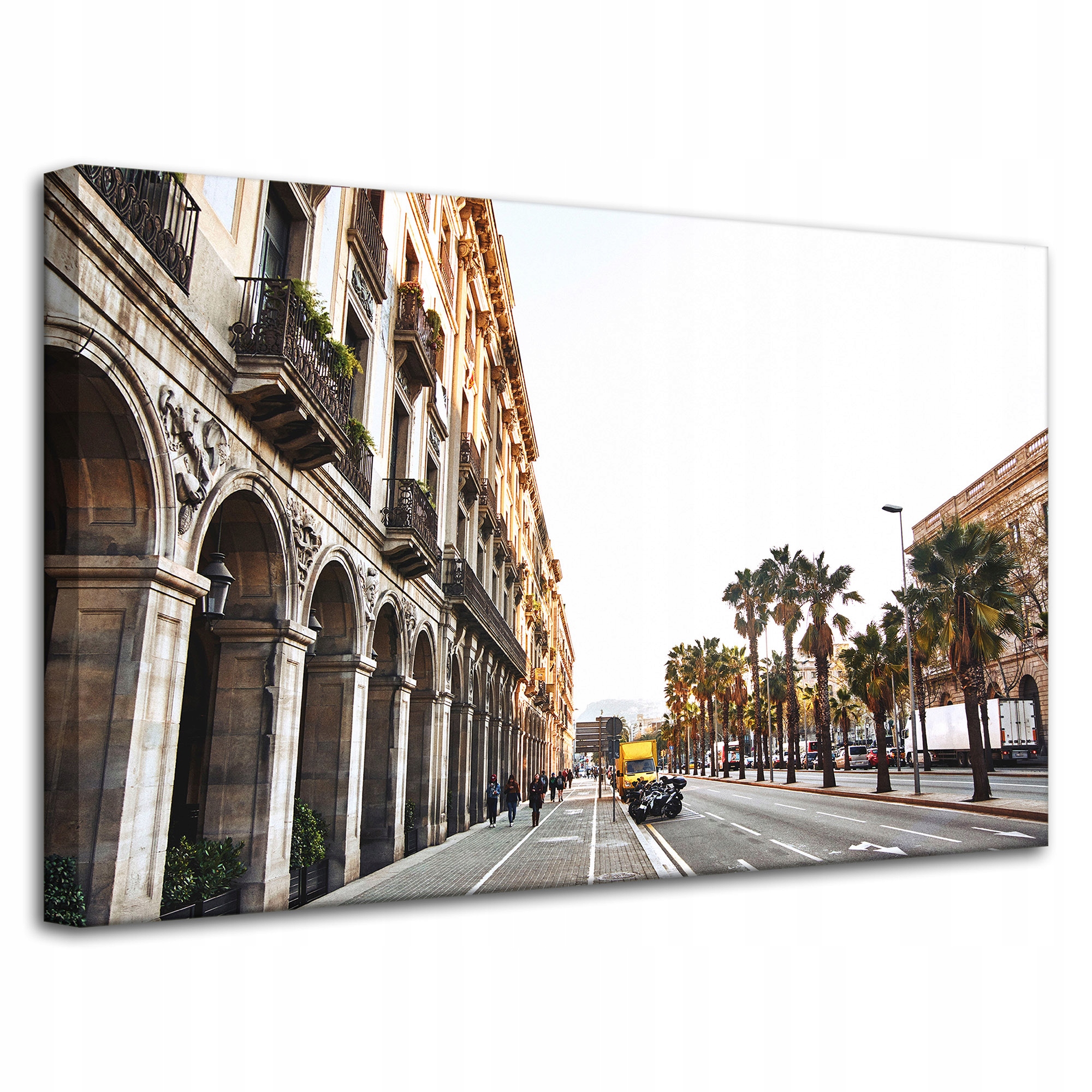 Obraz Canvas Architektura Kamenná ulice 80x50 cm