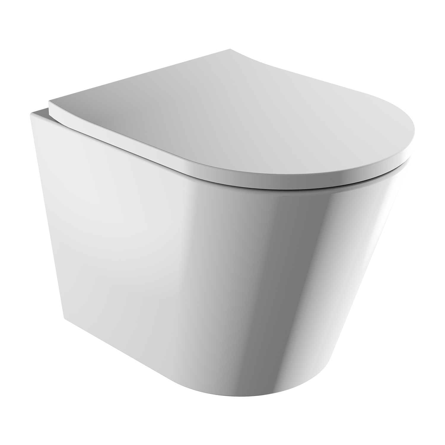 Miska Wc wisząca z deską wolnoopadającą 52 x 36cm Omnires Tampa Tampamwbp