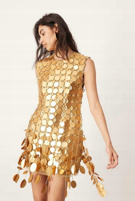 Flitrové Zdobené Šaty S Korálky Edice 46 3XL