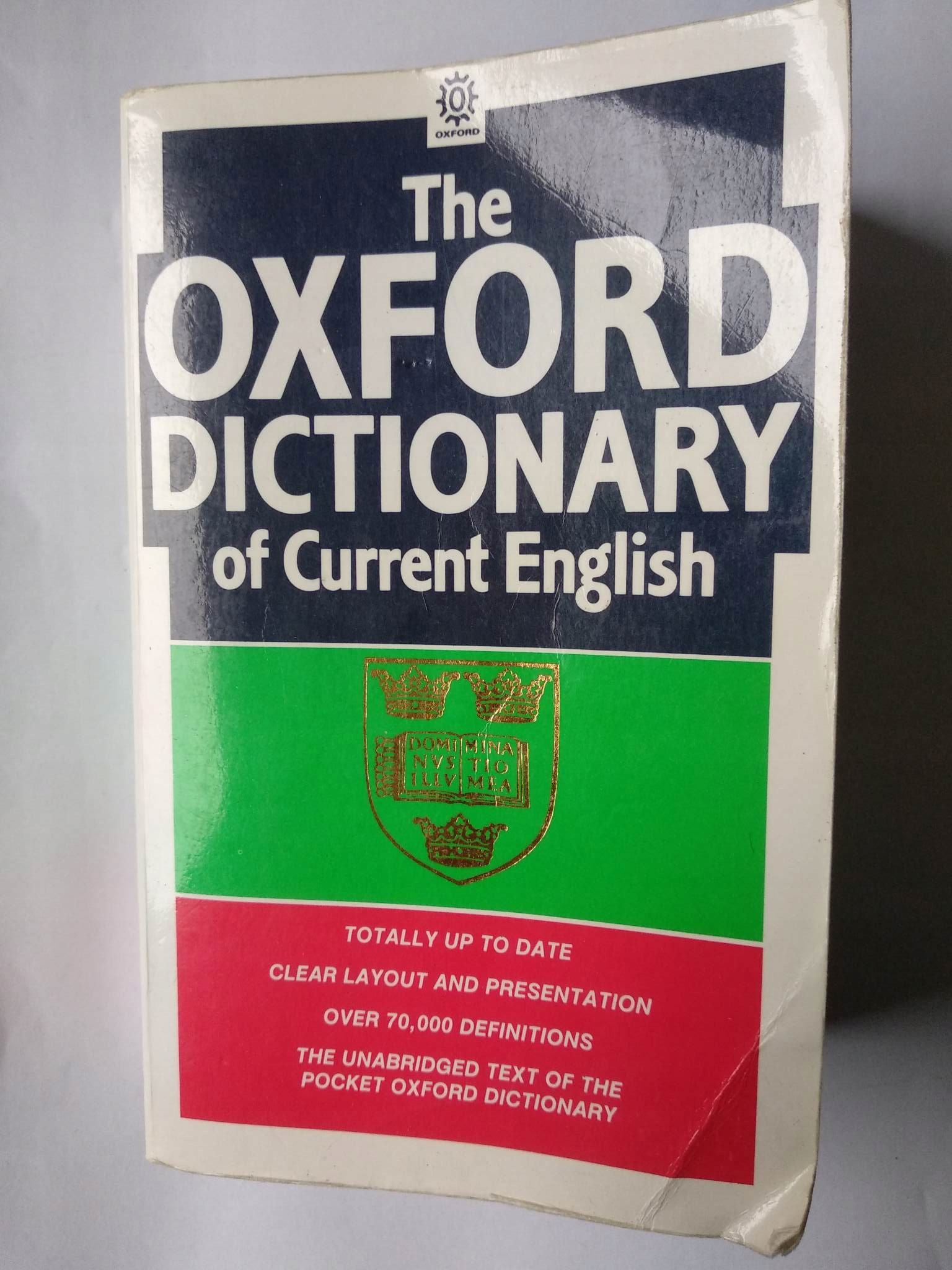 The Oxford Dictionary of Current English