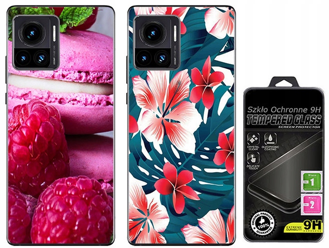 

2 x Etui Silikon Do Motorola Edge 30 Ultra Szkło