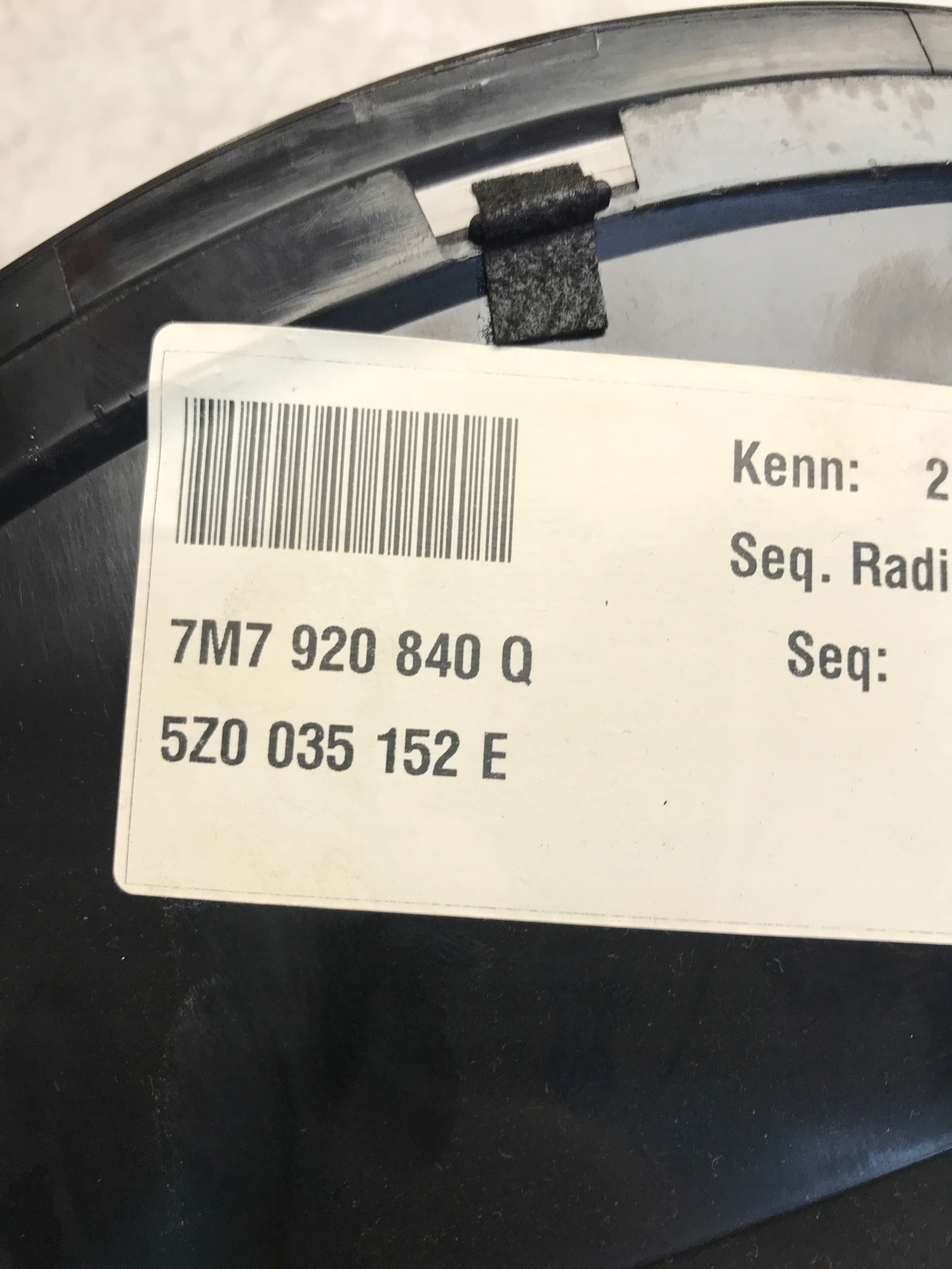 dials dials SEAT ALHAMBRA LIFT 7M7920840Q
