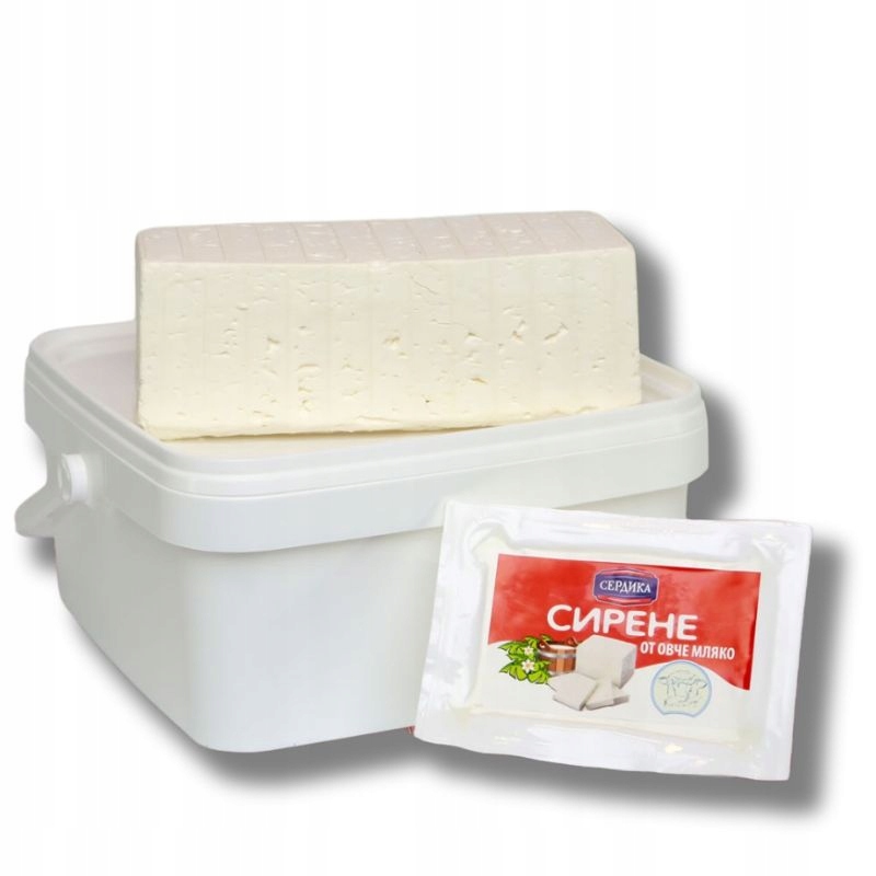 Levně Bulharský ovčí sýr Sirene 100% z ovčího mléka tvrdý do šopského salátu