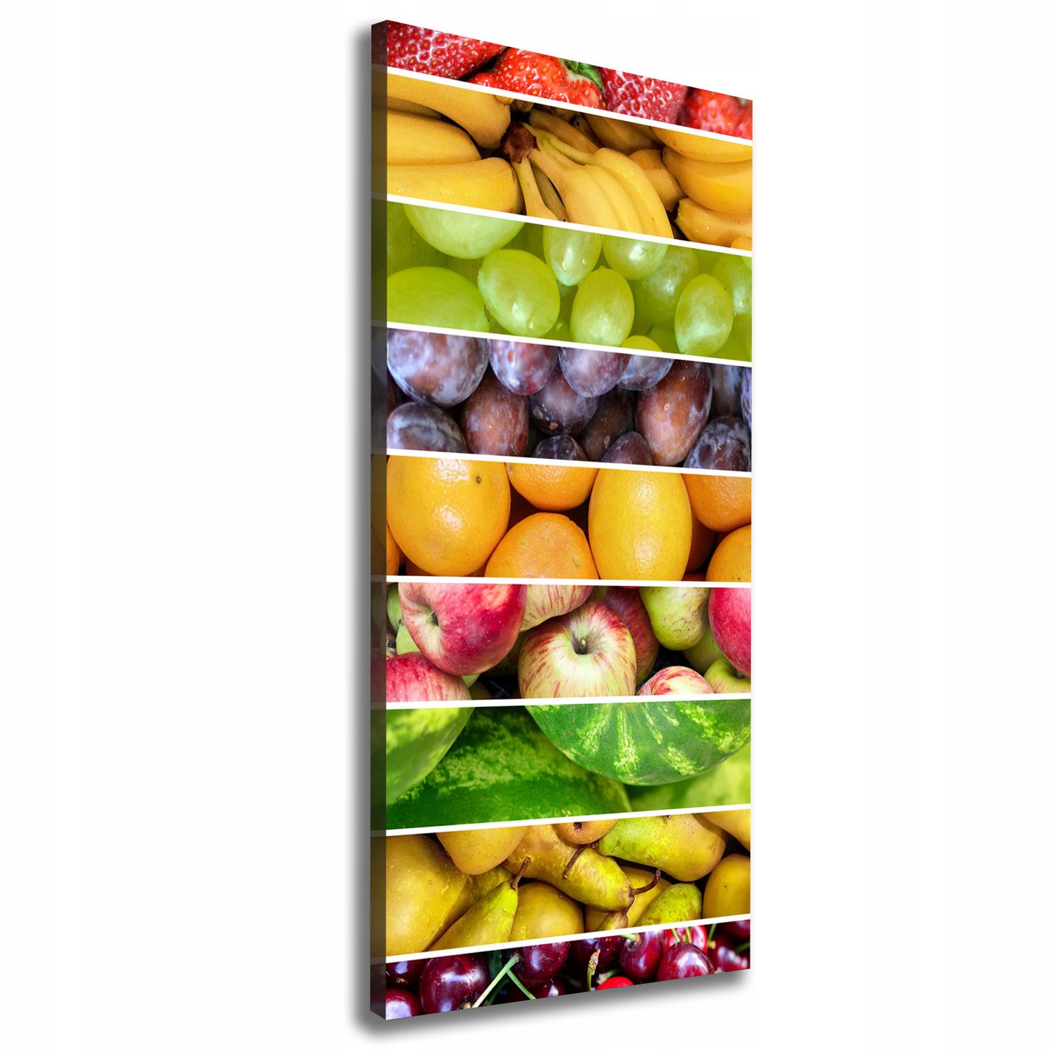 

Foto obraz na płótnie Kolorowe owoce 50x125 cm