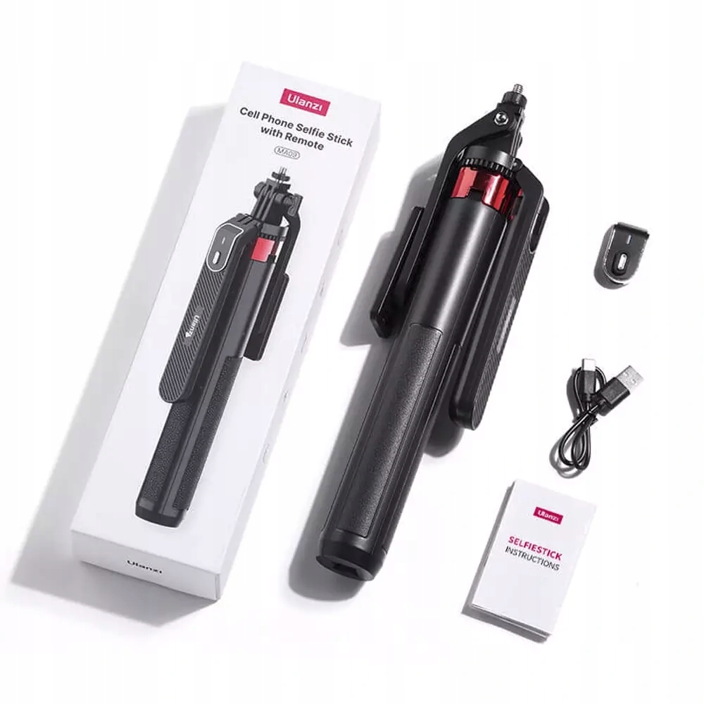 Kijek Selfie Stick Monopod Tripod Bluetooth do IPhone 14 13 12 11 Wysokość maksymalna 160 cm