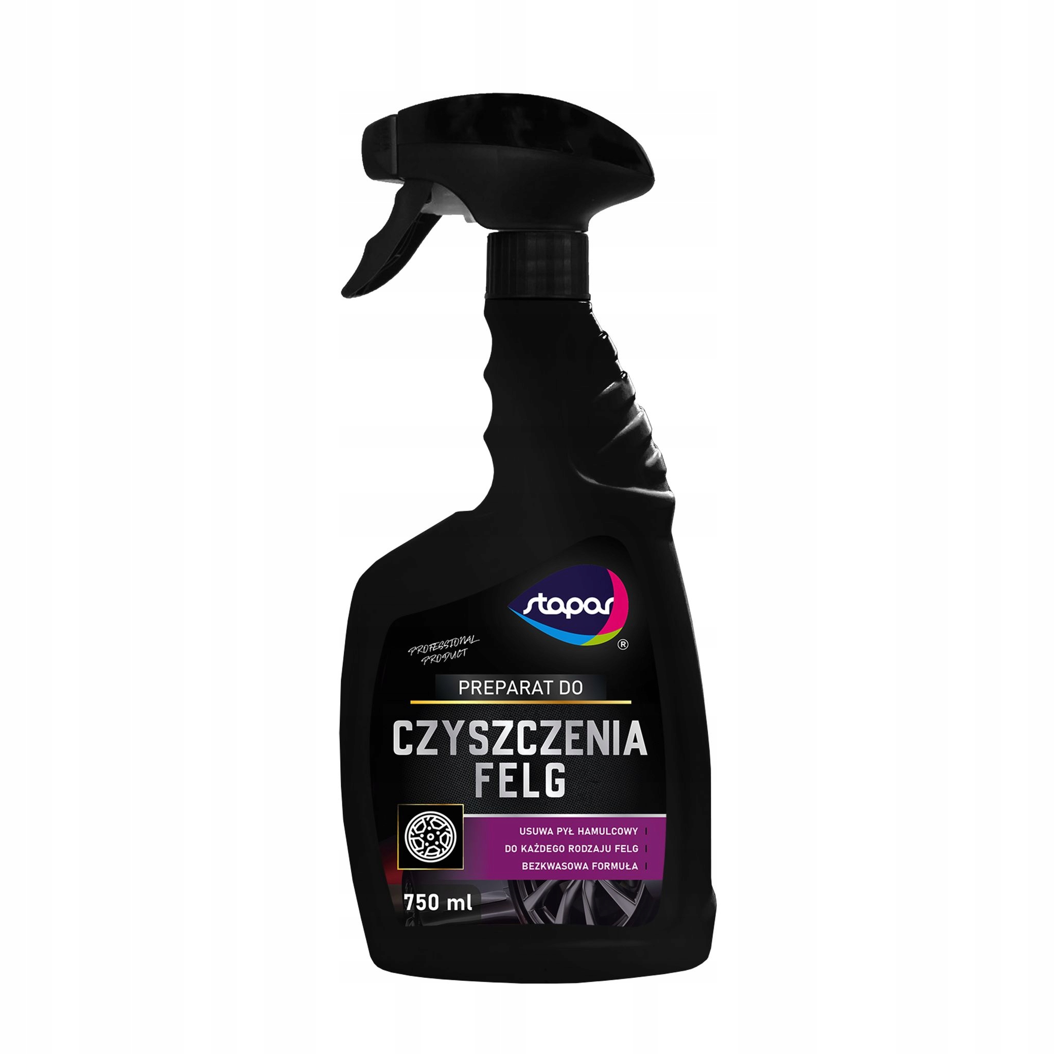 Płyn Do Czyszczenia Felg Bezkwasowy Profesjonalny Środek Do Felg 750ML