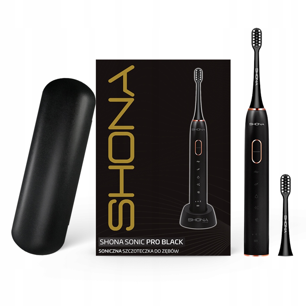 

Shona Soniczna Szczoteczka Zębów Sonic Pro Black