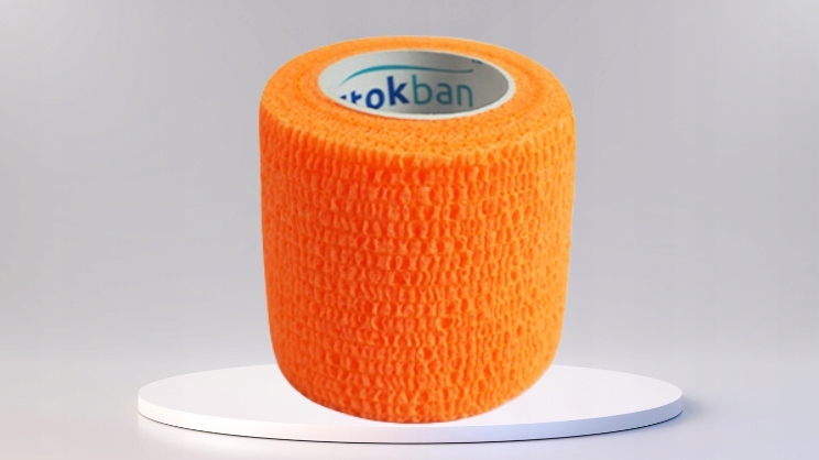 BANDAŻ ELASTYCZNY SAMOPRZYLEPNY STOKBAN 5cm x 4,5m Wyrób medyczny tak