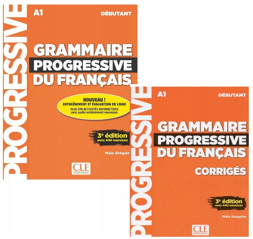 Grammaire progressive debutant - zestaw 1