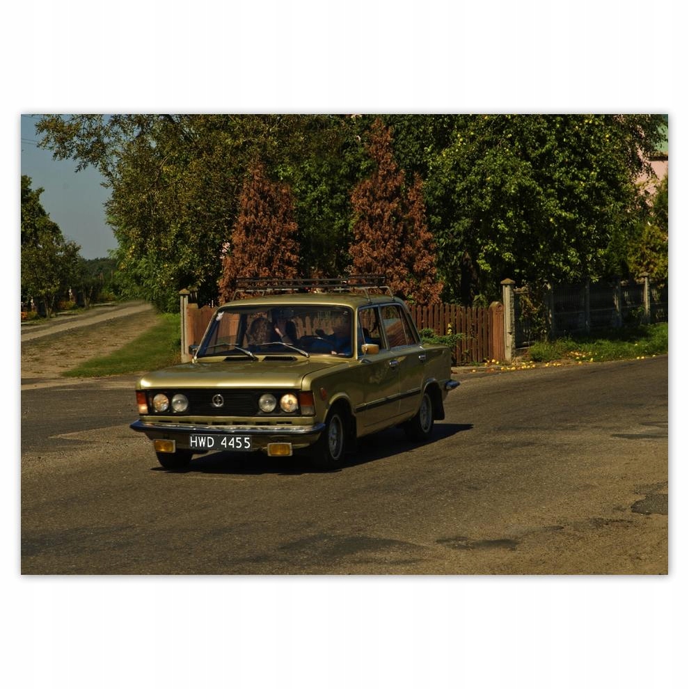 

Naklejki 70x50 Duży Fiat 125P Polski