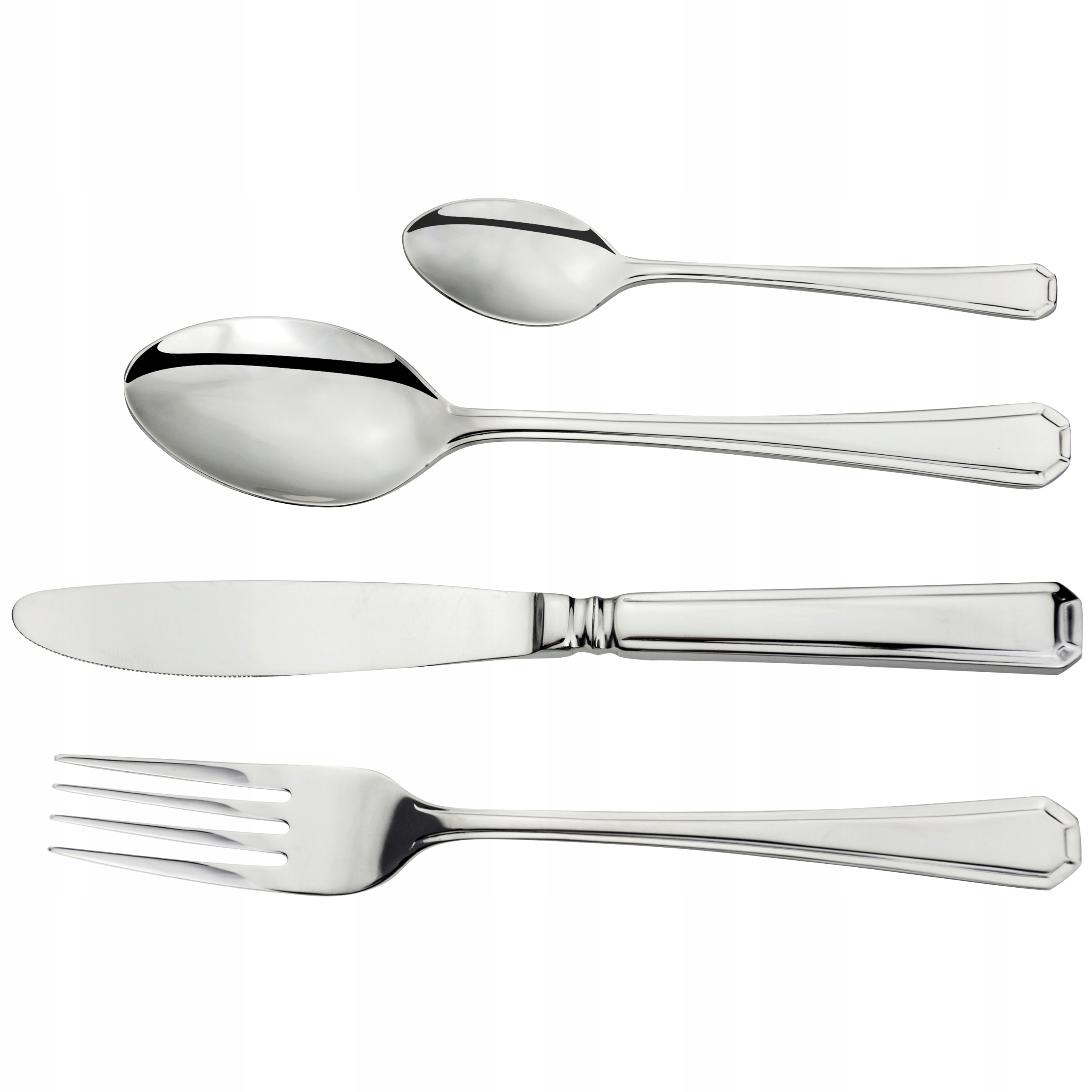 SZTUĆCE 24el / 6 OSÓB STAL POŁYSK JAKOŚĆ 9 WZORÓW Liczba osób 6