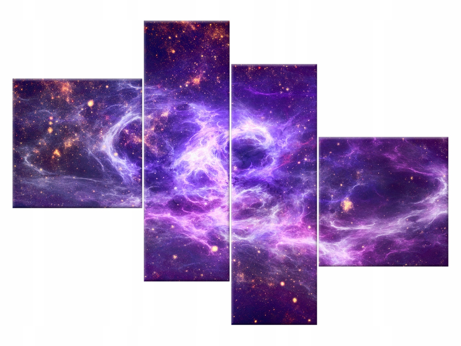 

Obraz Fioletowa mgławica 100x70 Abstrakcje Płótno