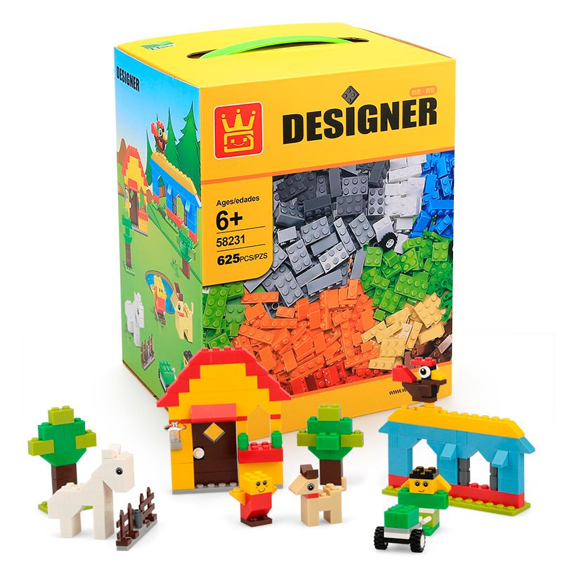 

Zestaw klocków kreatywnych Diy w stylu Lego 625szt