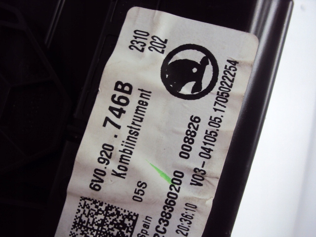 спидометр часы SKODA FABIA III HB 1.2