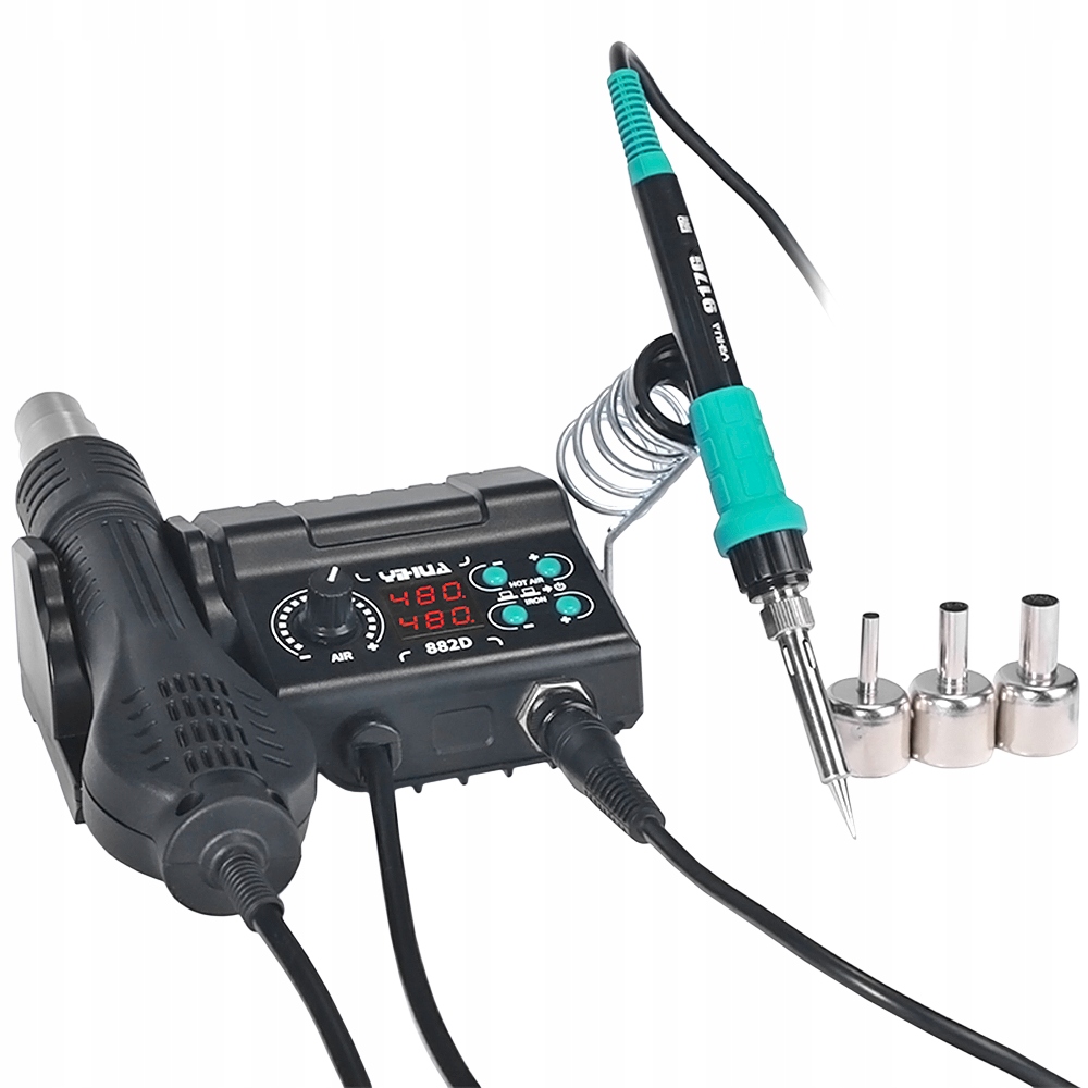 

Stacja Lutownicza Hot Air 2w1 Yihua 882D 750W