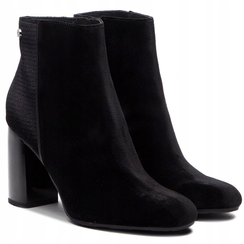 Tommy Hilfiger Kotníkové Boty Kotníkové boty Structured Velvet Bootie R 40