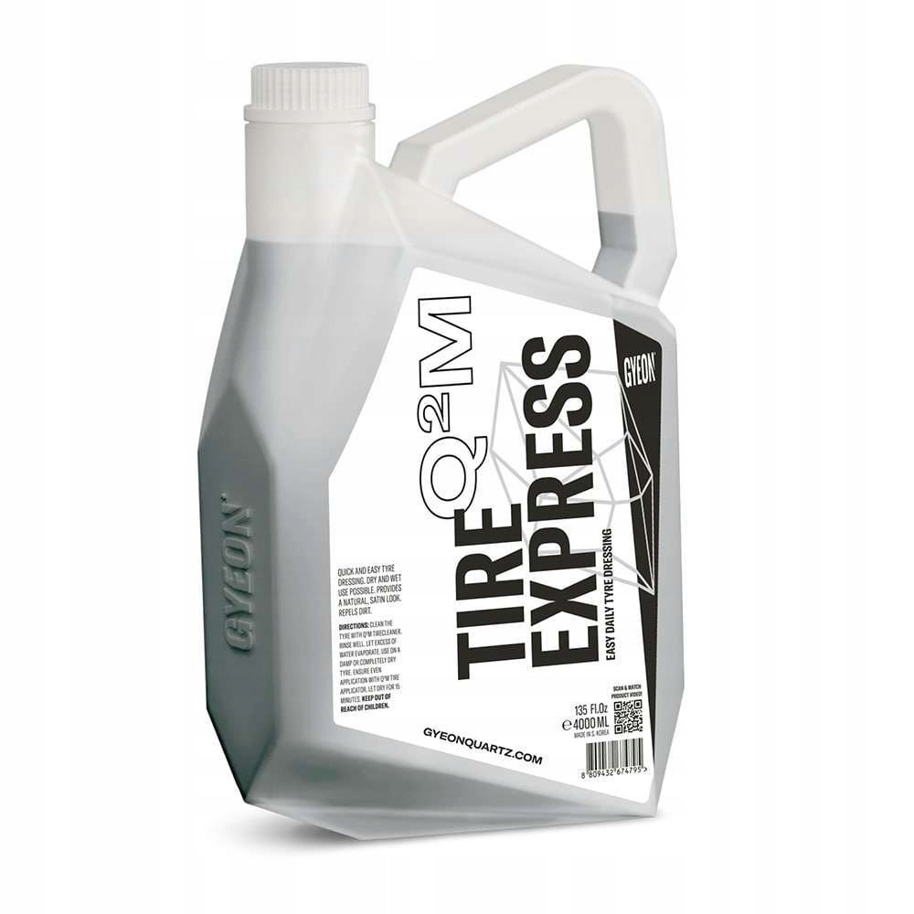 Gyeon Q2 Tire Express 4L dressing do opon satyna