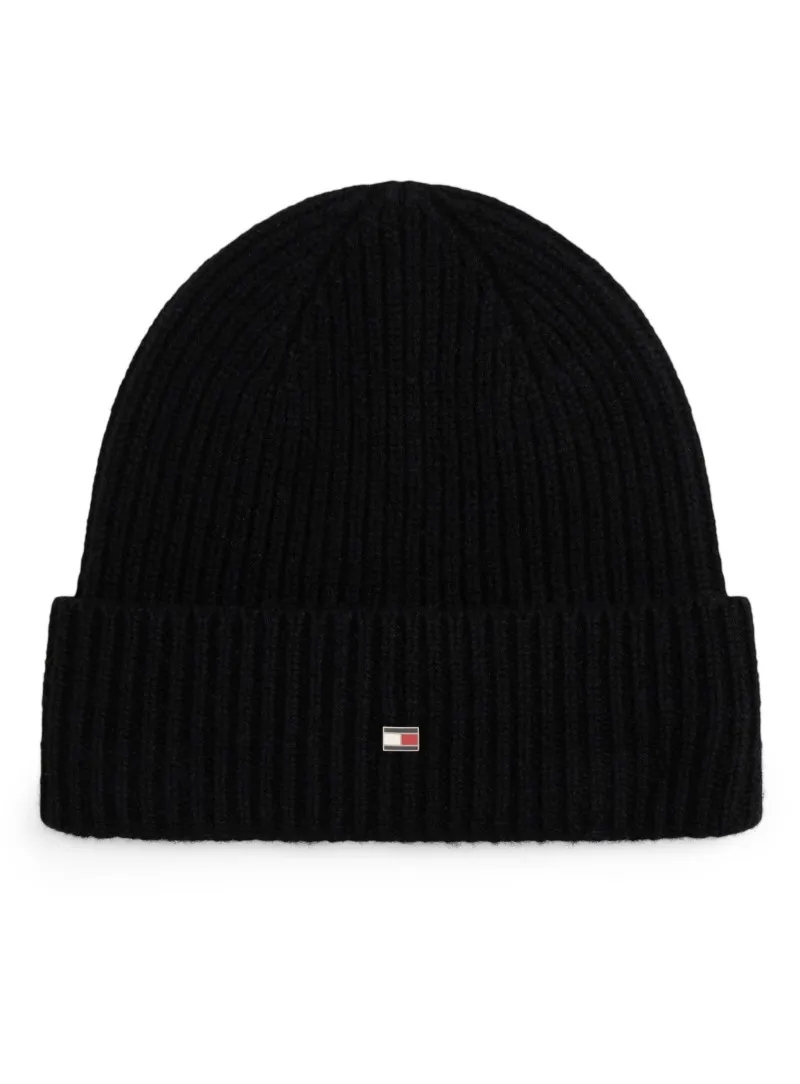 Čepice Zimní Tommy Hilfiger Th Flag Cashmere Beanie AM0AM13586 Bds