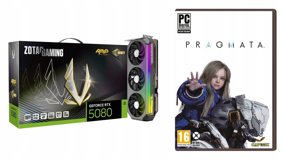 Karta graficzna GeForce Rtx 5080 Amp Extreme Infinity 16GB GDDR7 DLSS43