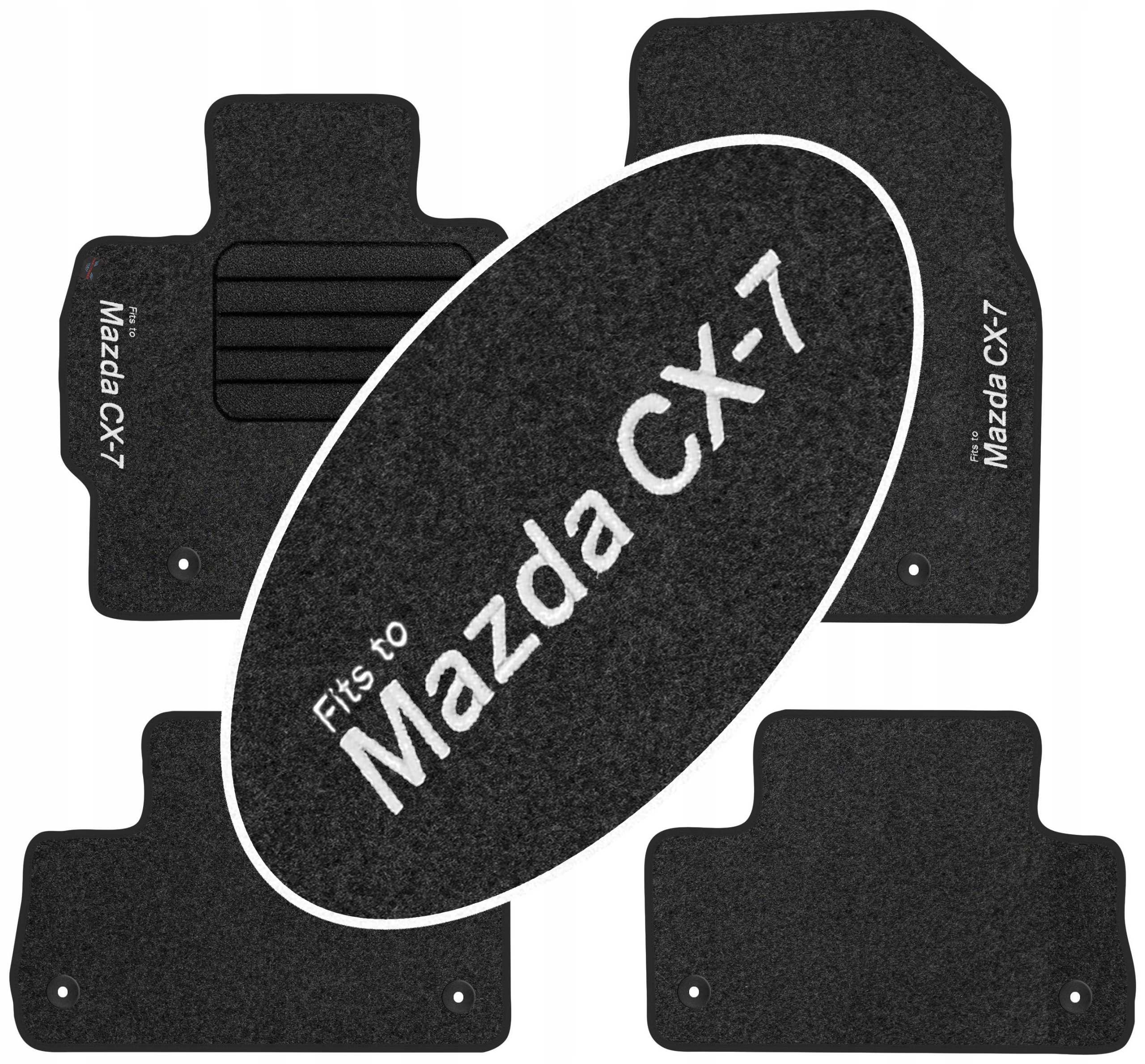 Mazda CX - 7 FL 2009-2012 велюр з написом