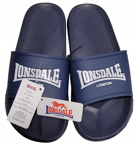 Klapki Lonsdale London z pianki Eva r.43 odporne na wodę w noszeniu