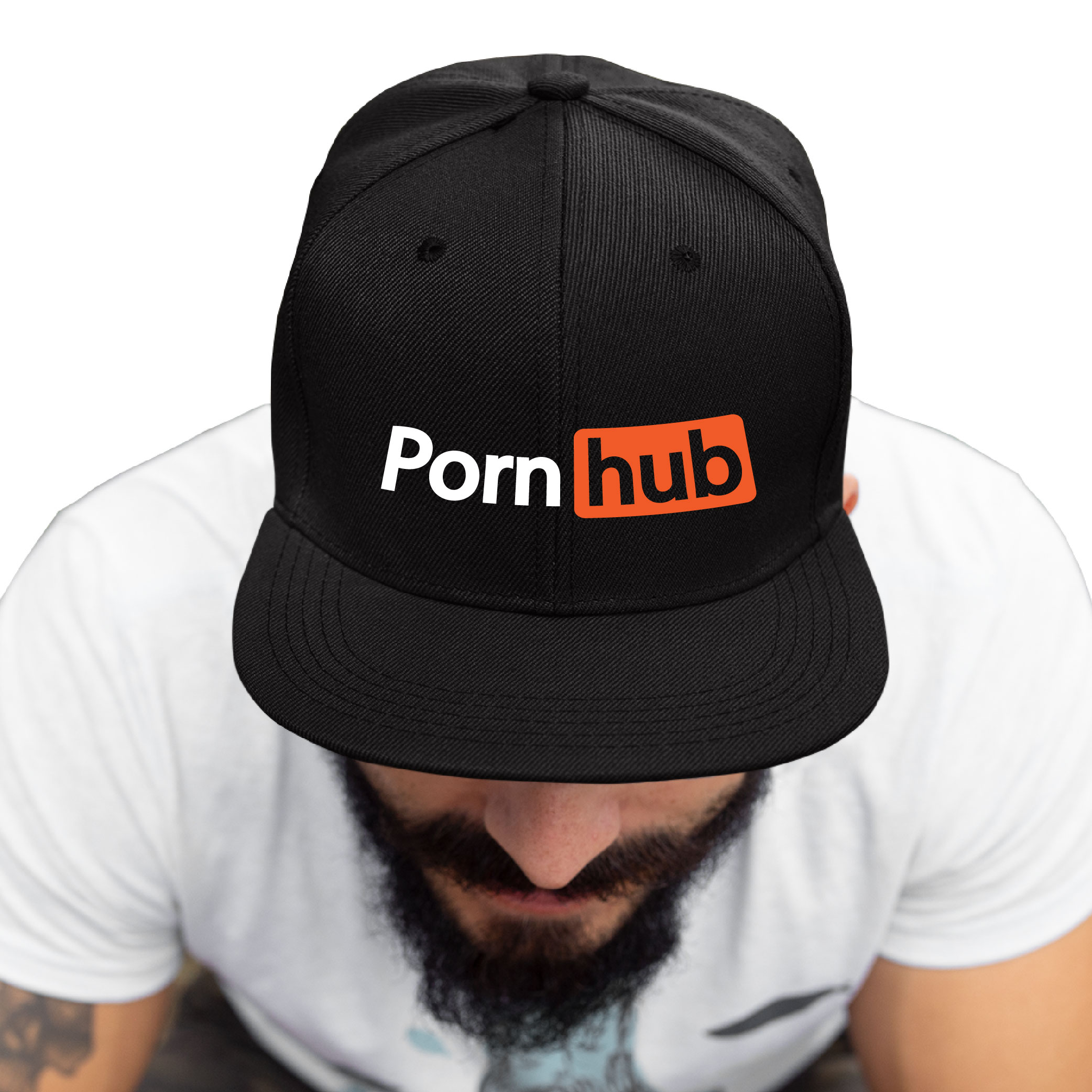 SNAPBACK FAJNA CZAPKA Z PŁASKIM DASZKIEM PORN HUB Marka inna