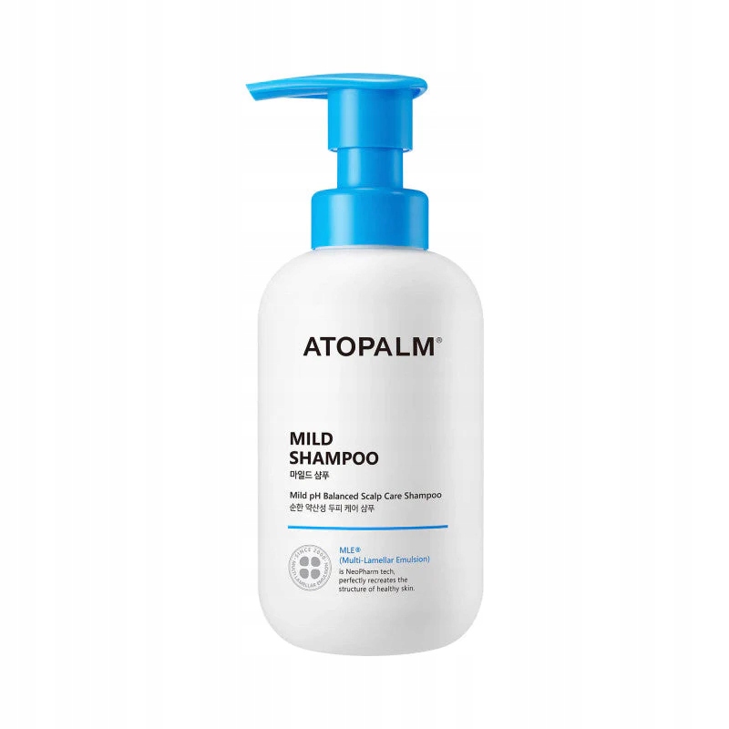Atopalm Mle Jemný šampon pro pokožku hlavy a citlivé vlasy 300 ml