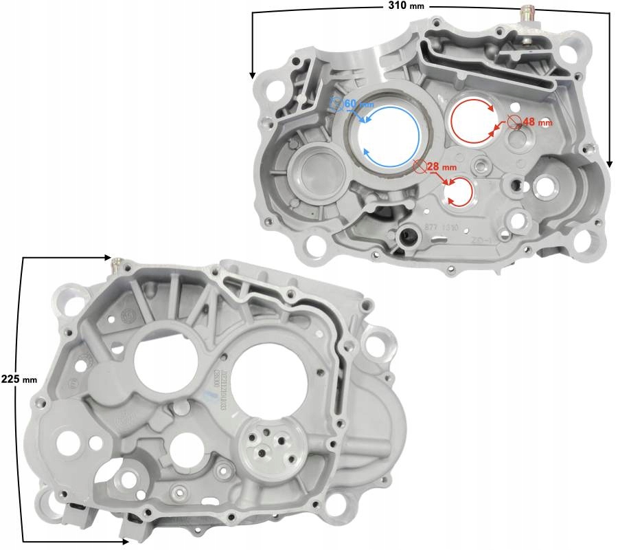 Karter silnika prawy nxt300 MotoGeneric