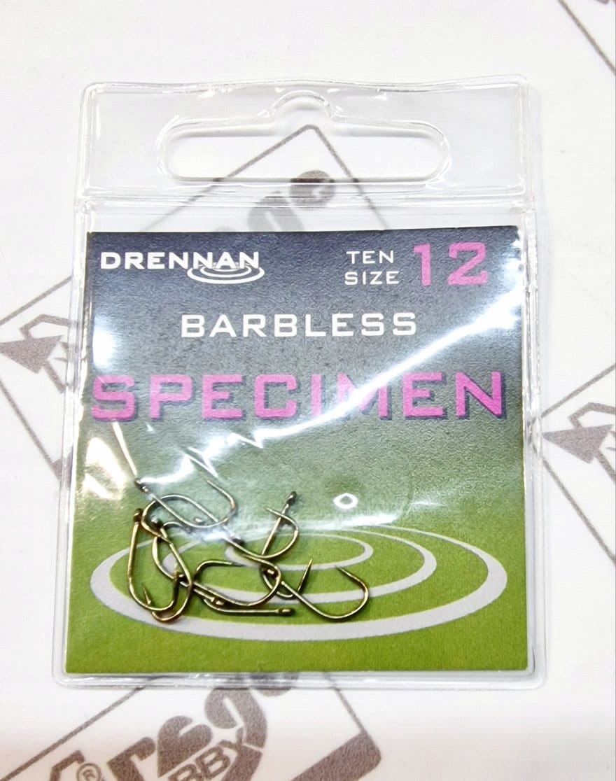 Drennan Haczyki Specimen (barbless) #12 (op. 10szt