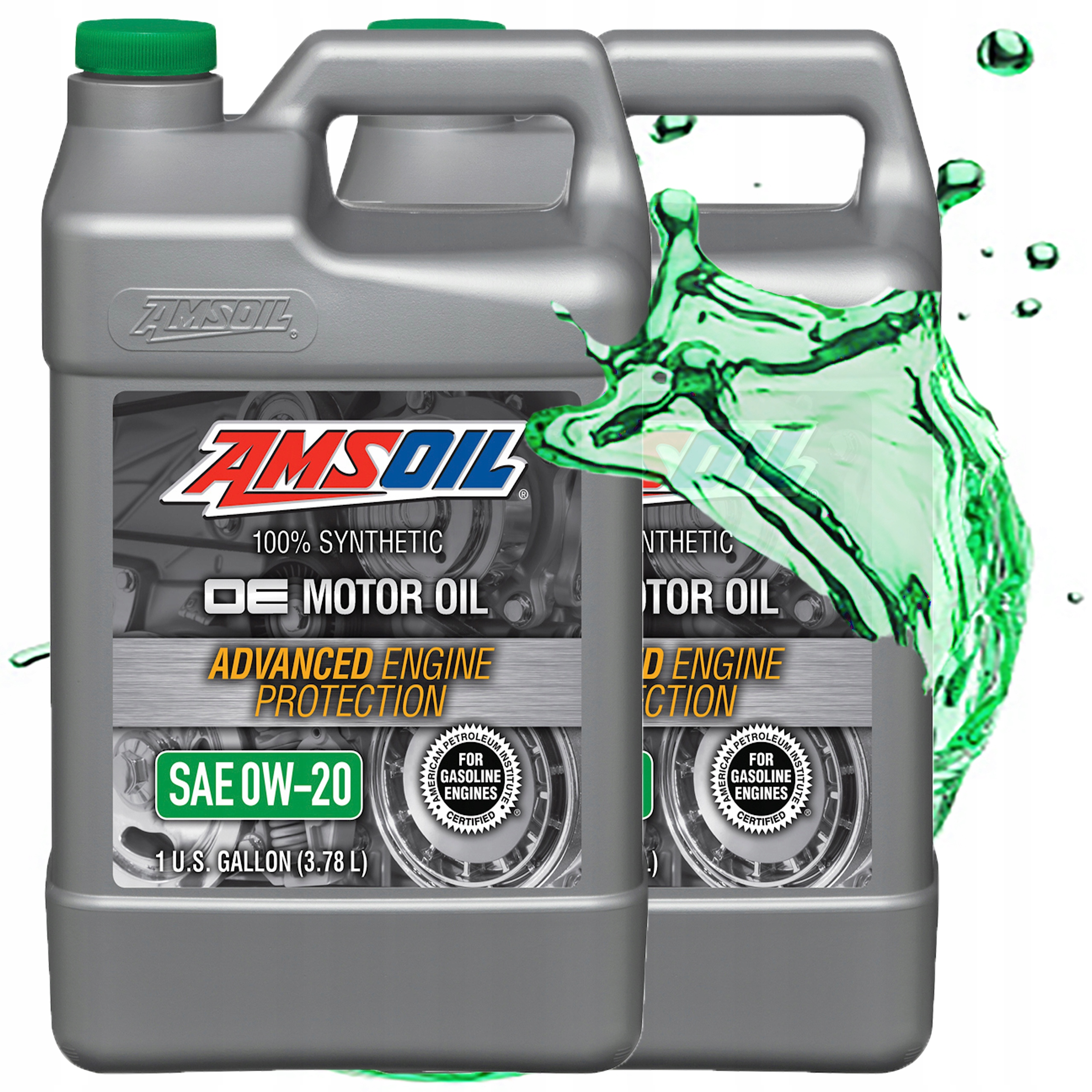 Syntetický Motorový Olej Amsoil 0W20 Oe Motor Oil 100 % Synth Oez 3,78L x2