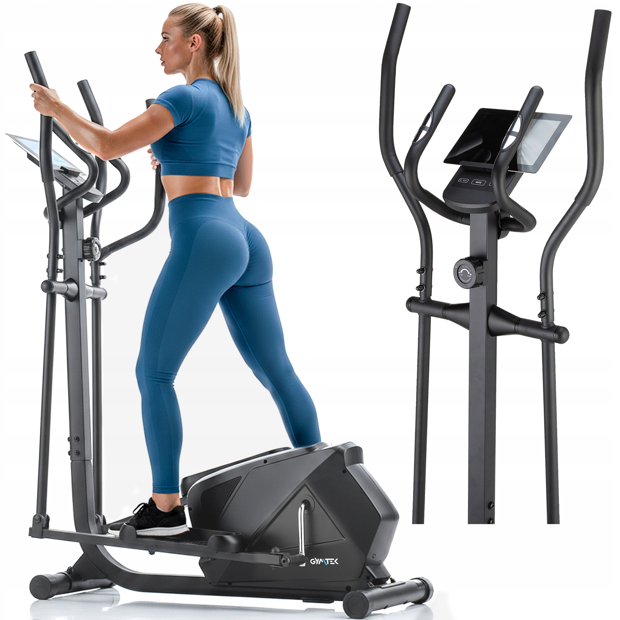 Orbi-trek Magnetyczny Do Domu Trenażer Eliptyczny Pomiar Puls XC1300 Gymtek