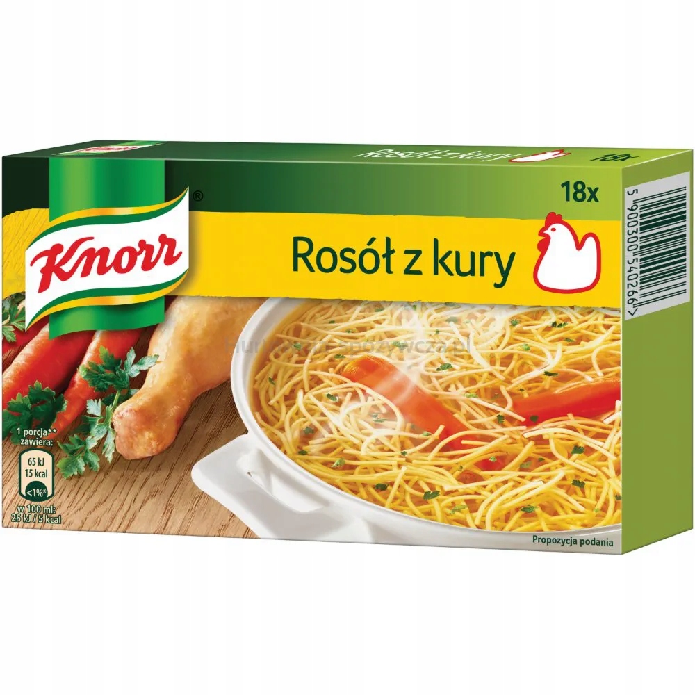 Knorr Slepičí vývar 9 L 180 G